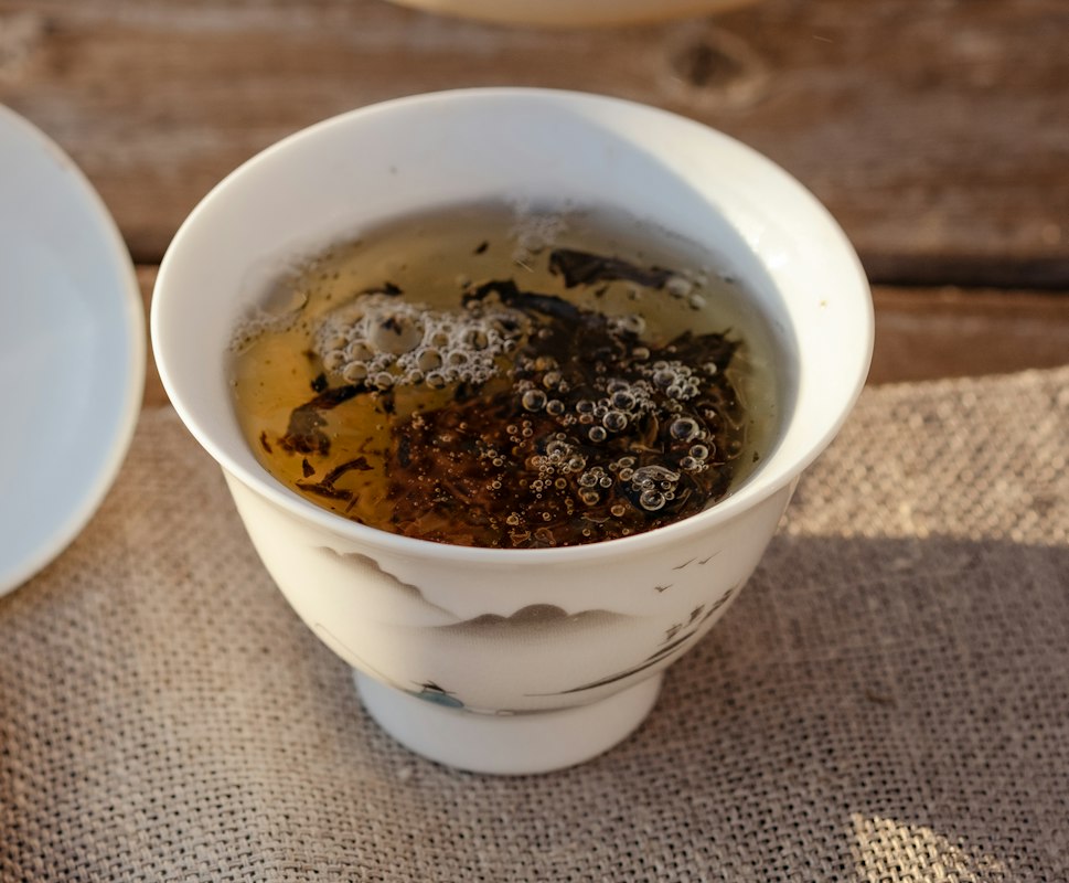 White tea collection delicate